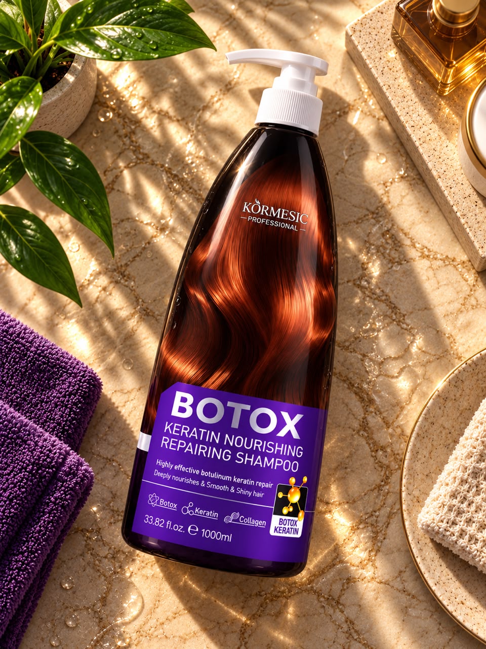 KORMESIC Botox Keratin Nourishing Repairing Shampoo