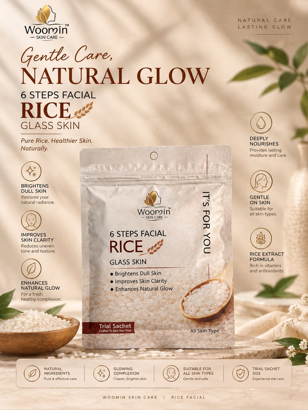 Woomin 6 Steps Facial