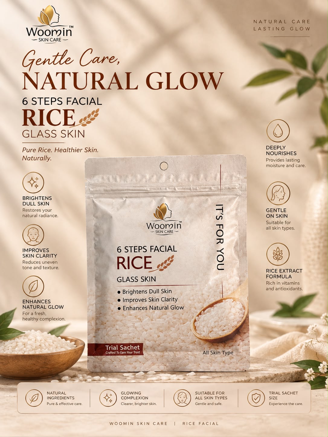 Woomin 6 Steps Facial