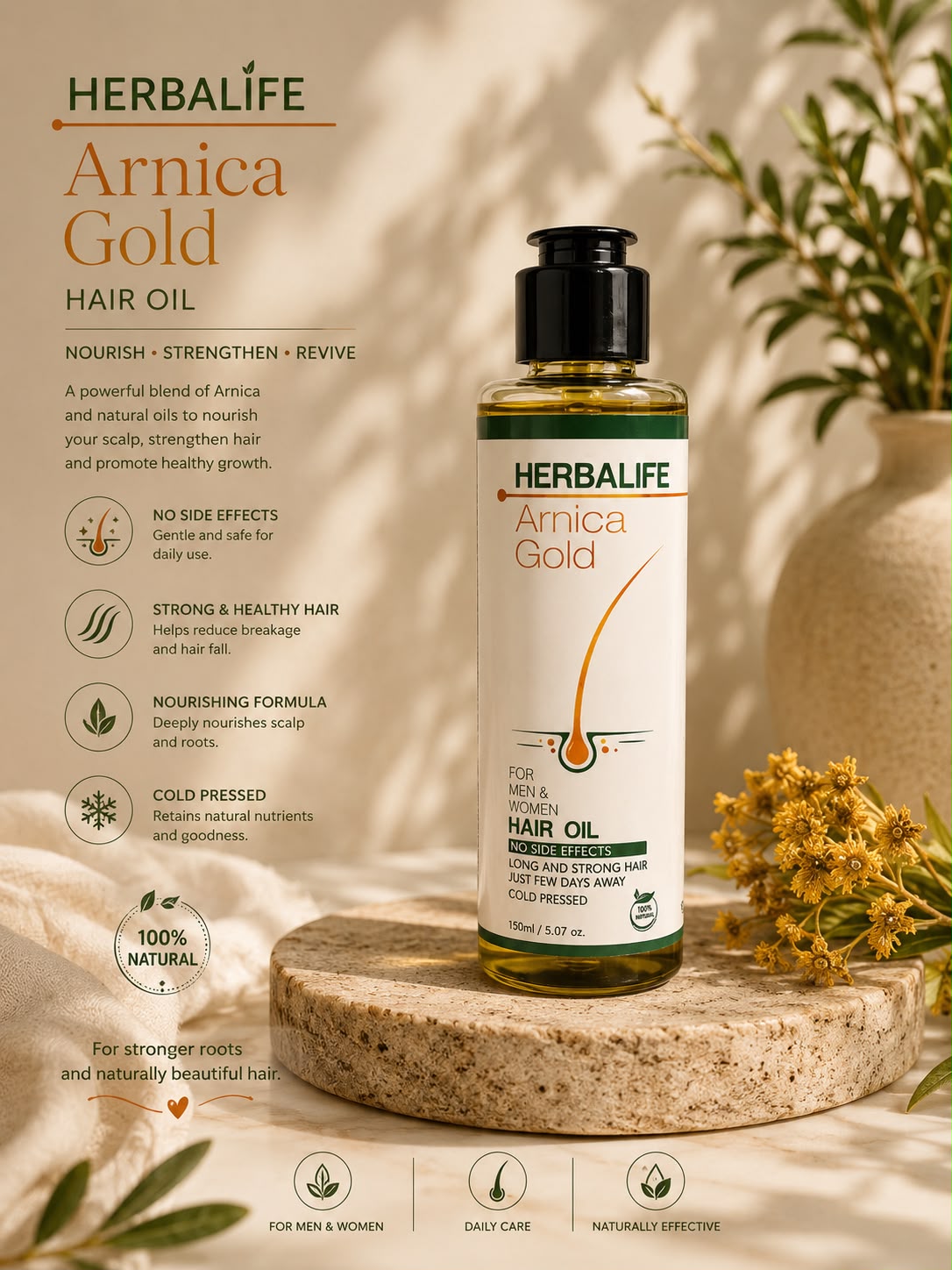 HERBALIFE Arnica Gold Hair Oil