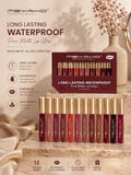 MSYAHO Long‑Lasting Pure Matte Lip Gloss – Pack of 12 Shades